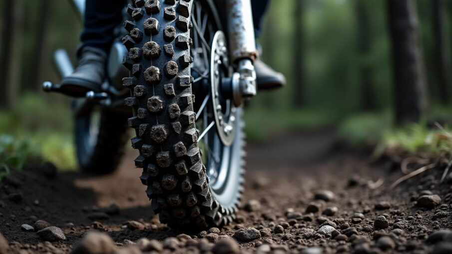 pneus off-road pour moto: maximisez votre traction sur tous les terrains grâce à nos conseils de choix, profils et pression, pour sécurité et performance.