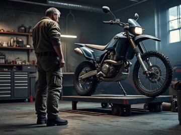 découvrez pourquoi l’utilisation d’un lève-moto tout-terrain est essentielle pour votre sécurité : stabilité accrue, entretien facilité et prévention des accidents lors de la maintenance de votre moto.