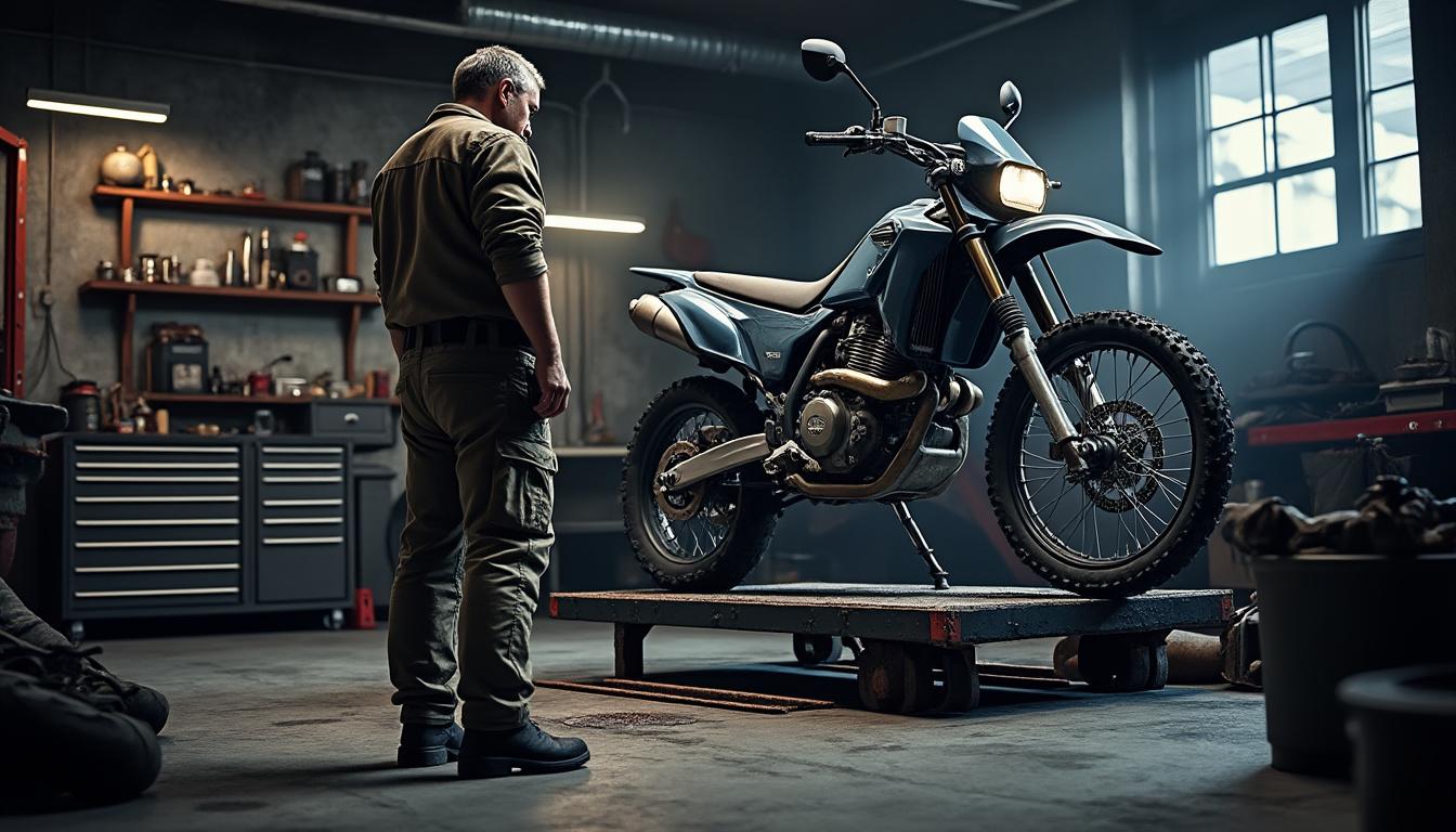 découvrez pourquoi l’utilisation d’un lève-moto tout-terrain est essentielle pour votre sécurité : stabilité accrue, entretien facilité et prévention des accidents lors de la maintenance de votre moto.