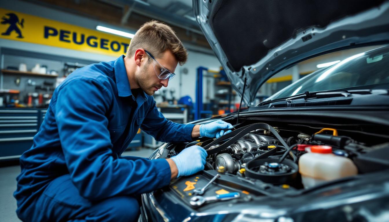 apprenez à installer facilement la courroie d'accessoires de votre peugeot 208 ii grâce à ce guide complet étape par étape, conçu pour les débutants et les passionnés de mécanique.