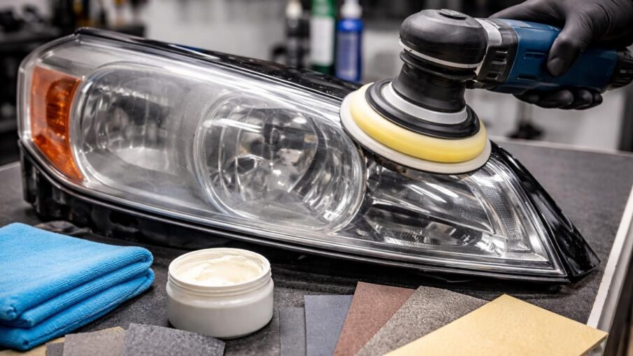 apprenez à polir un phare en plastique grâce à notre méthode étape par étape simple et efficace pour retrouver la clarté et la brillance de vos phares.