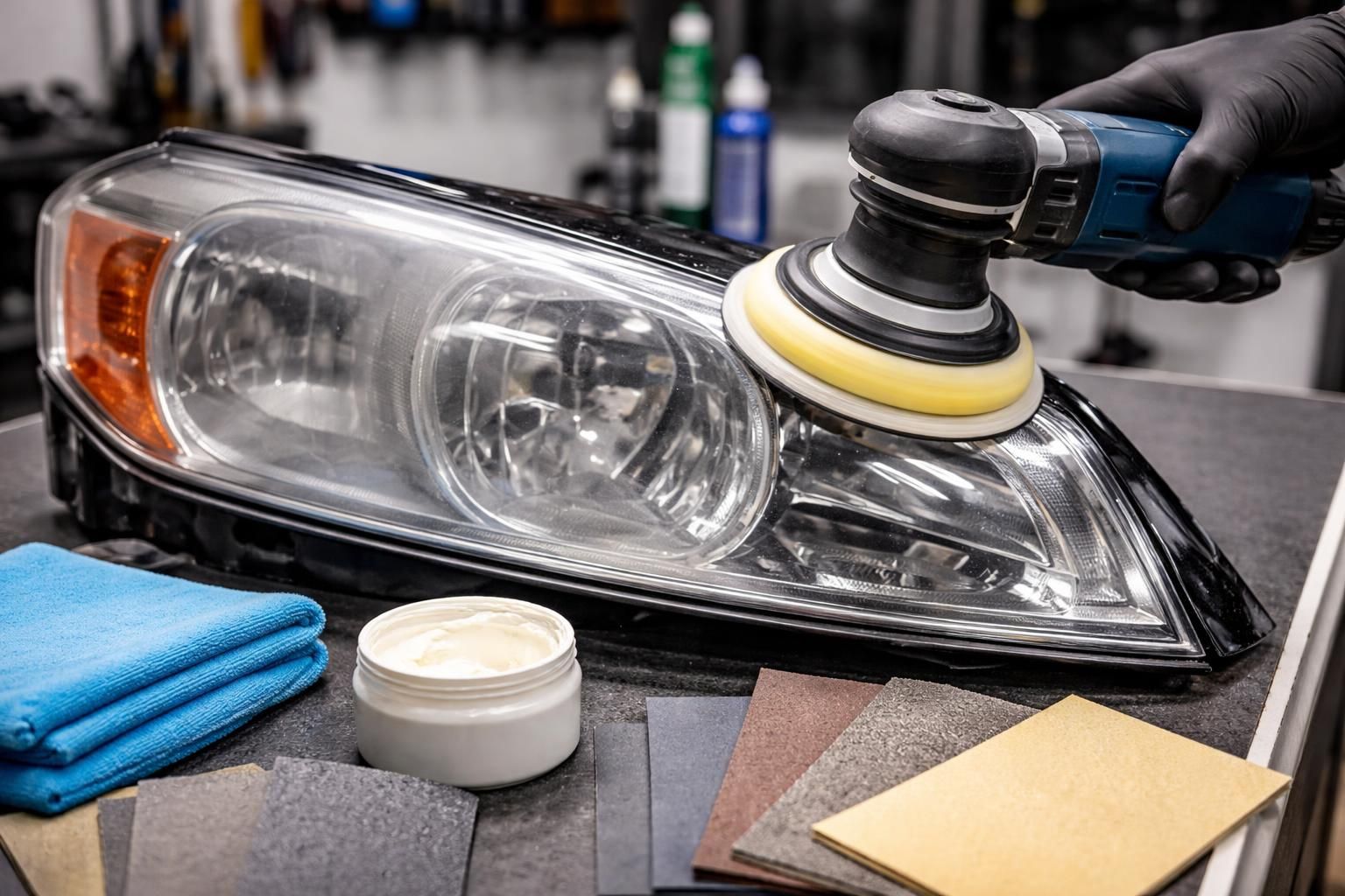 apprenez à polir un phare en plastique grâce à notre méthode étape par étape simple et efficace pour retrouver la clarté et la brillance de vos phares.