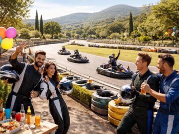 découvrez le karting à montauroux, l'endroit idéal pour célébrer un anniversaire ou un enterrement de vie de garçon avec des sensations fortes et une ambiance conviviale.