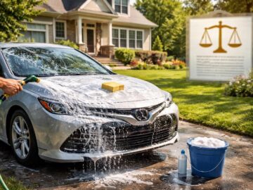 découvrez si vous pouvez laver votre voiture dans votre jardin et obtenez une explication claire des lois et réglementations en vigueur concernant cette pratique.