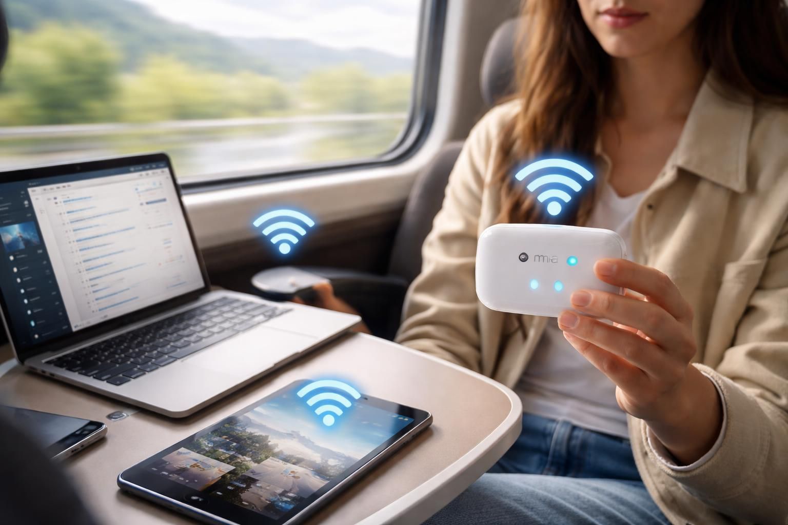 mpman permet de partager facilement votre connexion internet via un hotspot portable, pour rester connecté et naviguer en ligne lors de vos déplacements.